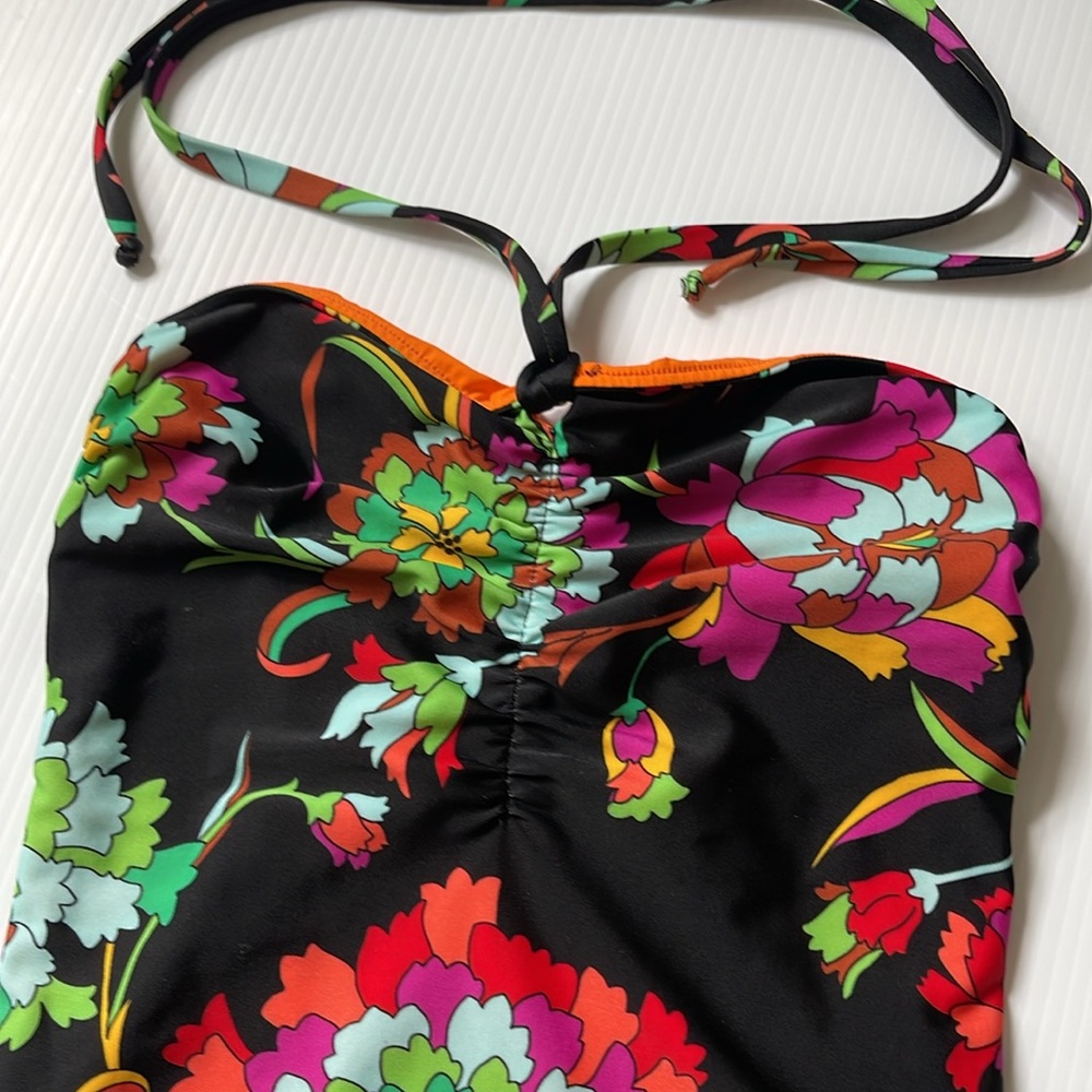 LadoubleJ roller girl swimsuit floral size extra small - Picture 6 of 14